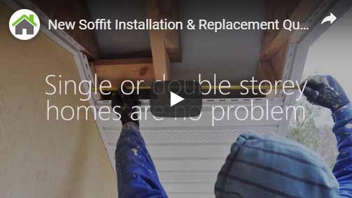soffit board installation